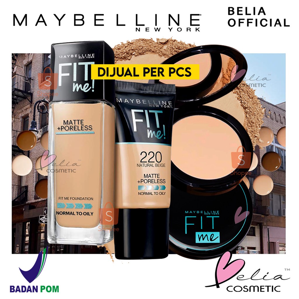 Harga foundation maybelline store fit me