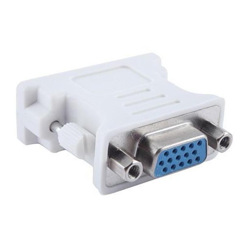 Jual DVI-I 24+5 Pin Male To VGA HD15 Pin connector Female Adapter ...