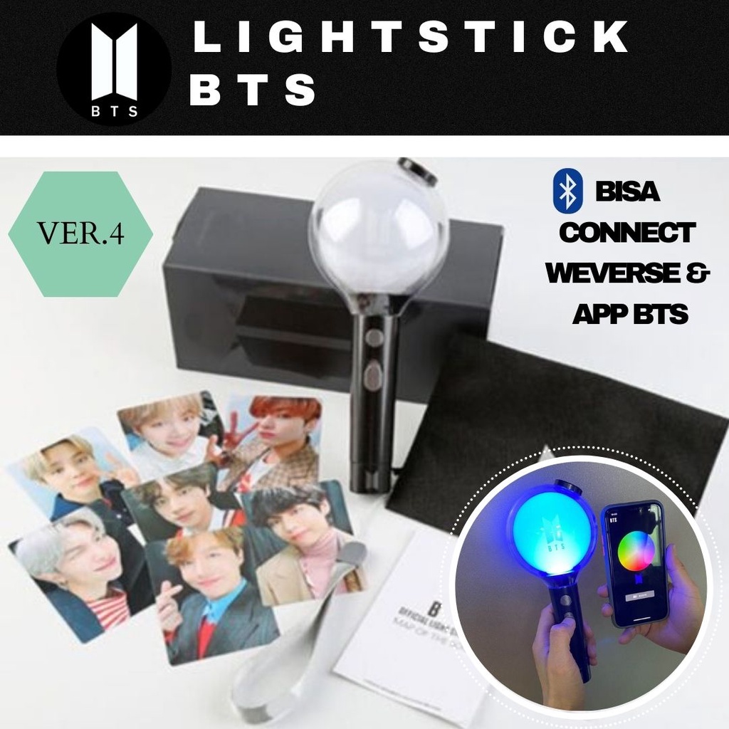 Jual LIGHTSTICK BTS VER 3 VER 4 SPECIAL EDITION / LIGHT STICK BTS ...