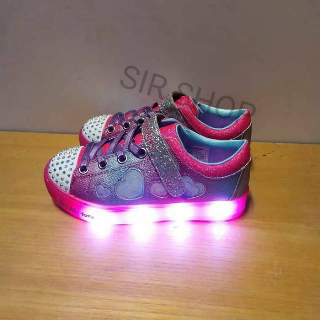 Jual Sepatu Skechers Anak Perempuan twinkle toes light up 20191L