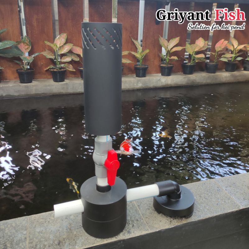 Jual Set Instalasi Skimmer Floating dan Vacuum Bottom Drain Kolam Koi Shopee Indonesia