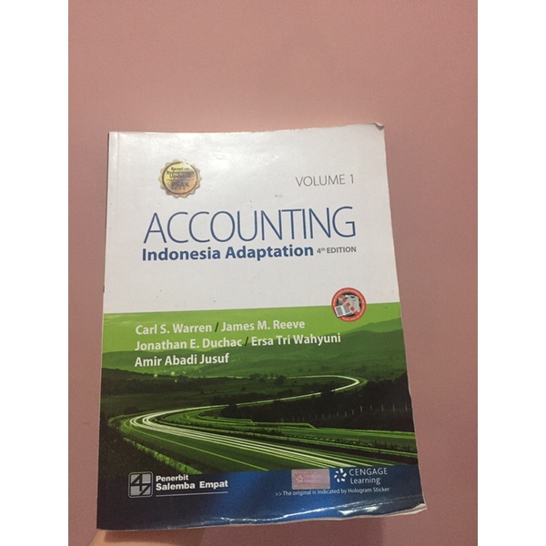 Jual BUKU ACCOUNTING INDONESIA ADAPTATION 4th Ed VOLUME 1 ORI | Shopee ...