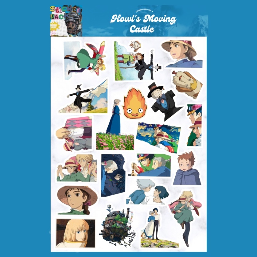 Jual Studio Ghibli vol 1 Sticker Sheet | Shopee Indonesia