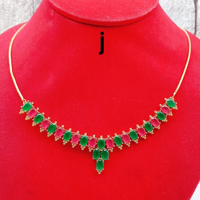 Jual Kalung Kebon raja warna gold 24K mata mirah hijo dan mata zirkon ...