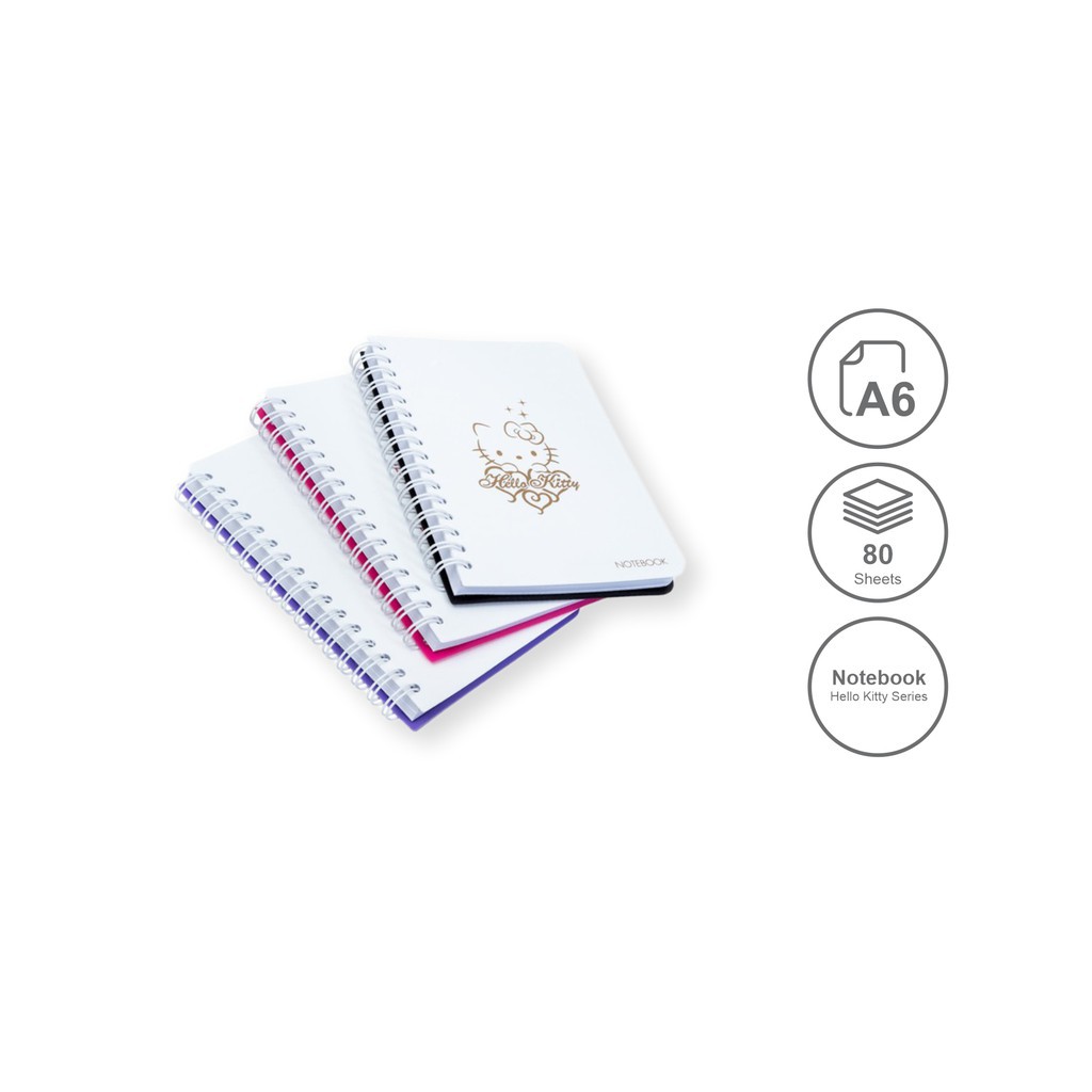 Jual [BMS Yogyakarta] Bantex Notebook Hello Kitty A6 (80 Sheets ...