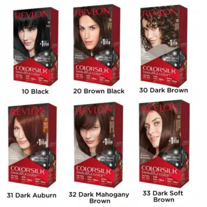 Jual Revlon Colorsilk Permanent Hair Color Semit Cat Rambut Permanen ...