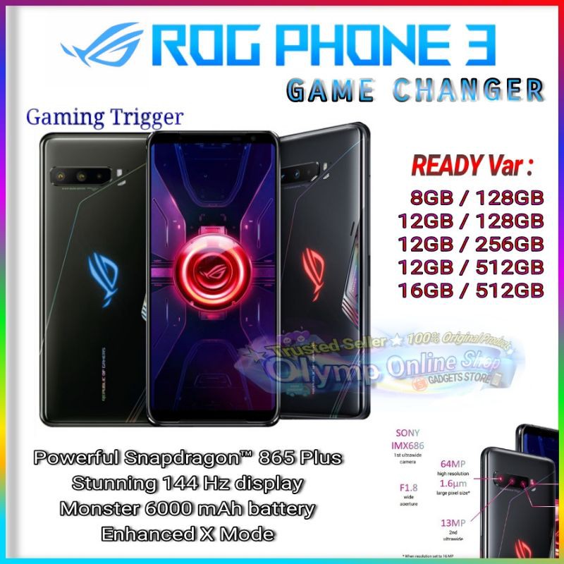 【再出品】ROG Phone 3 12gb 128gb