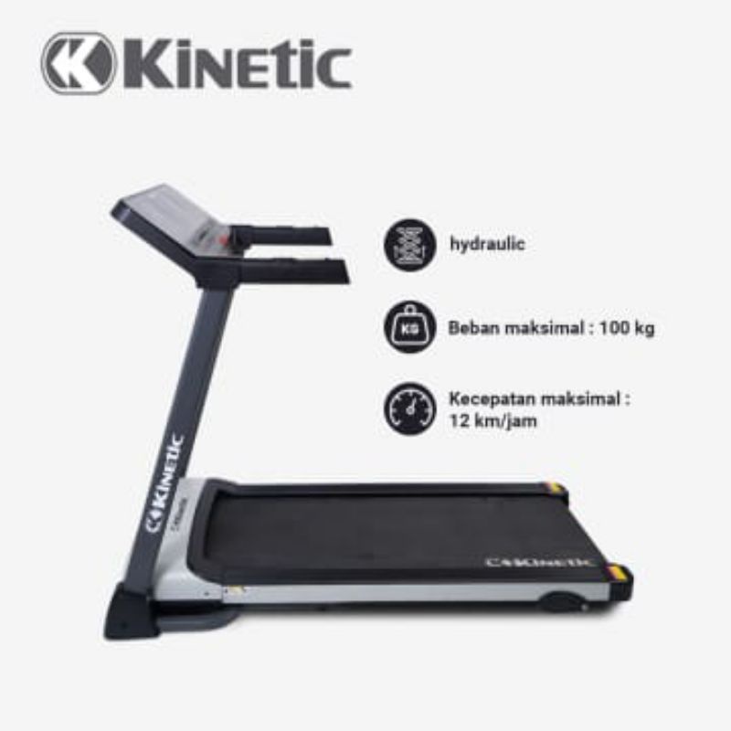 Treadmill kinetic motorized 12p hotsell