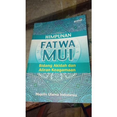 Jual Himpunan Fatwa MUI Bidang Akidah Dan Aliran Keagamaan | Shopee ...