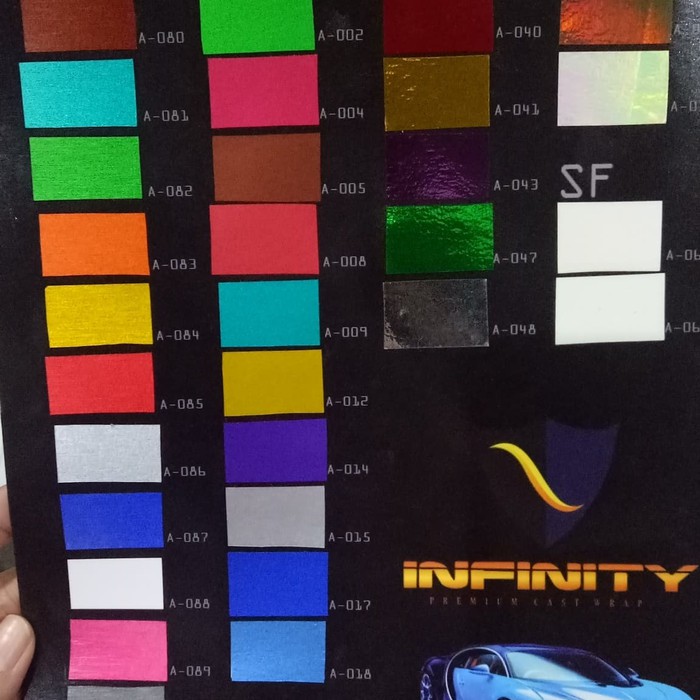 Jual STICKER Motor INFINITY CHROME / MPM / BM 50cm x 152cm | Shopee ...