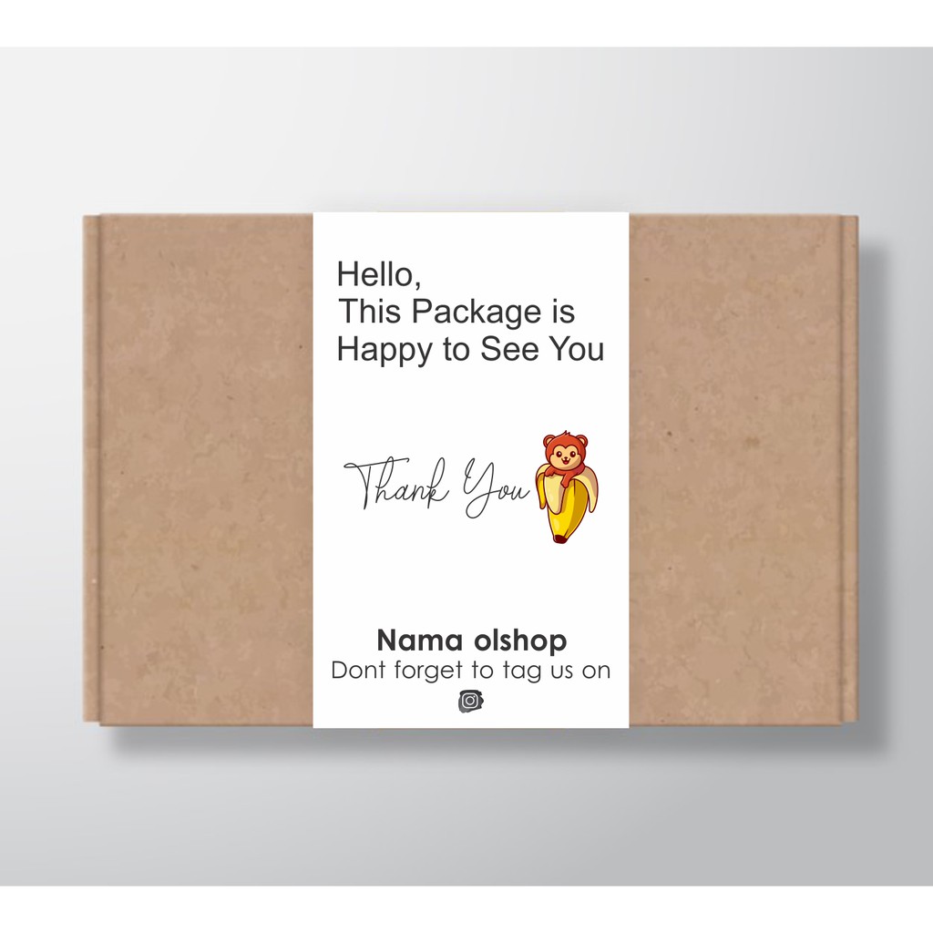 Jual Stiker seal box packaging | stiker seal box custom | Sticker seal ...
