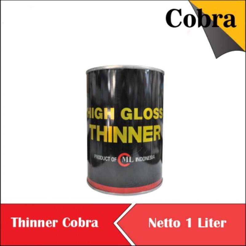 Jual THINNER COBRA HITAM THINER PENGENCER CAT TINER COBRA HITAM HIGH ...