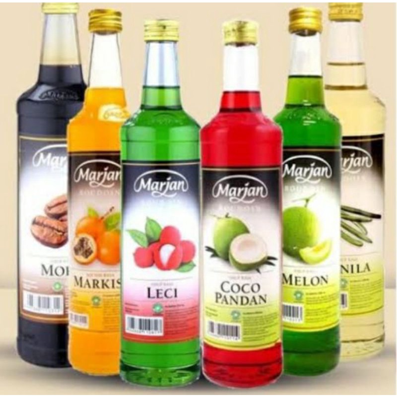 Jual Marjan Syrup Vanilla Dan Lemon 460 Ml Shopee Indonesia