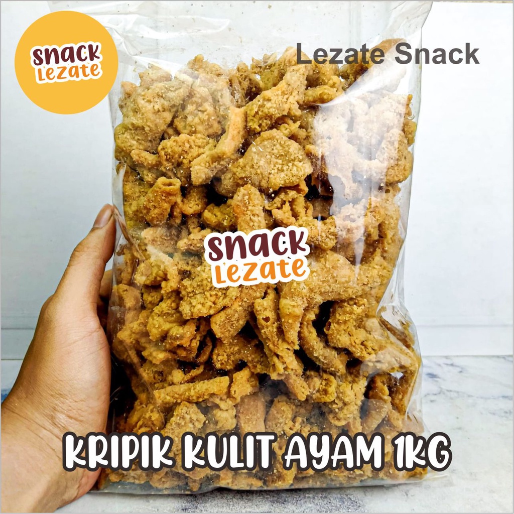 Jual Kripik Kulit Ayam 1kg Murah Gurih Renyah Kulit Crispy Kiloan