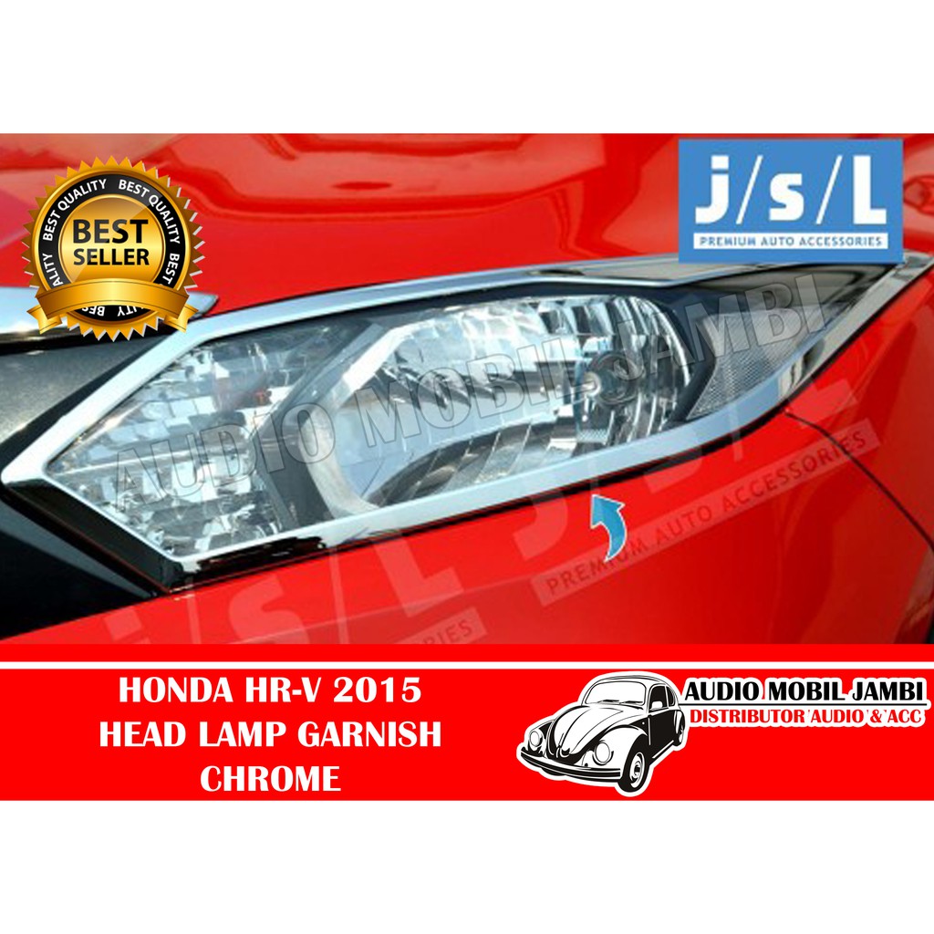 Jual HEAD LAMP GARNISH CHROME HONDA HRV Shopee Indonesia