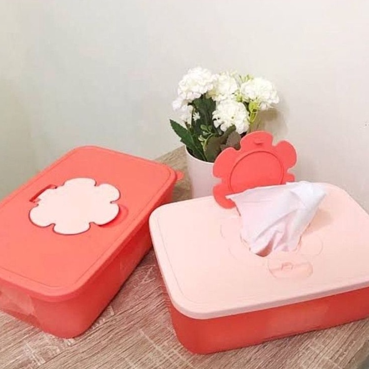 Jual Tissue box Tupperware / tissue box peach/tissue box | Shopee Indonesia