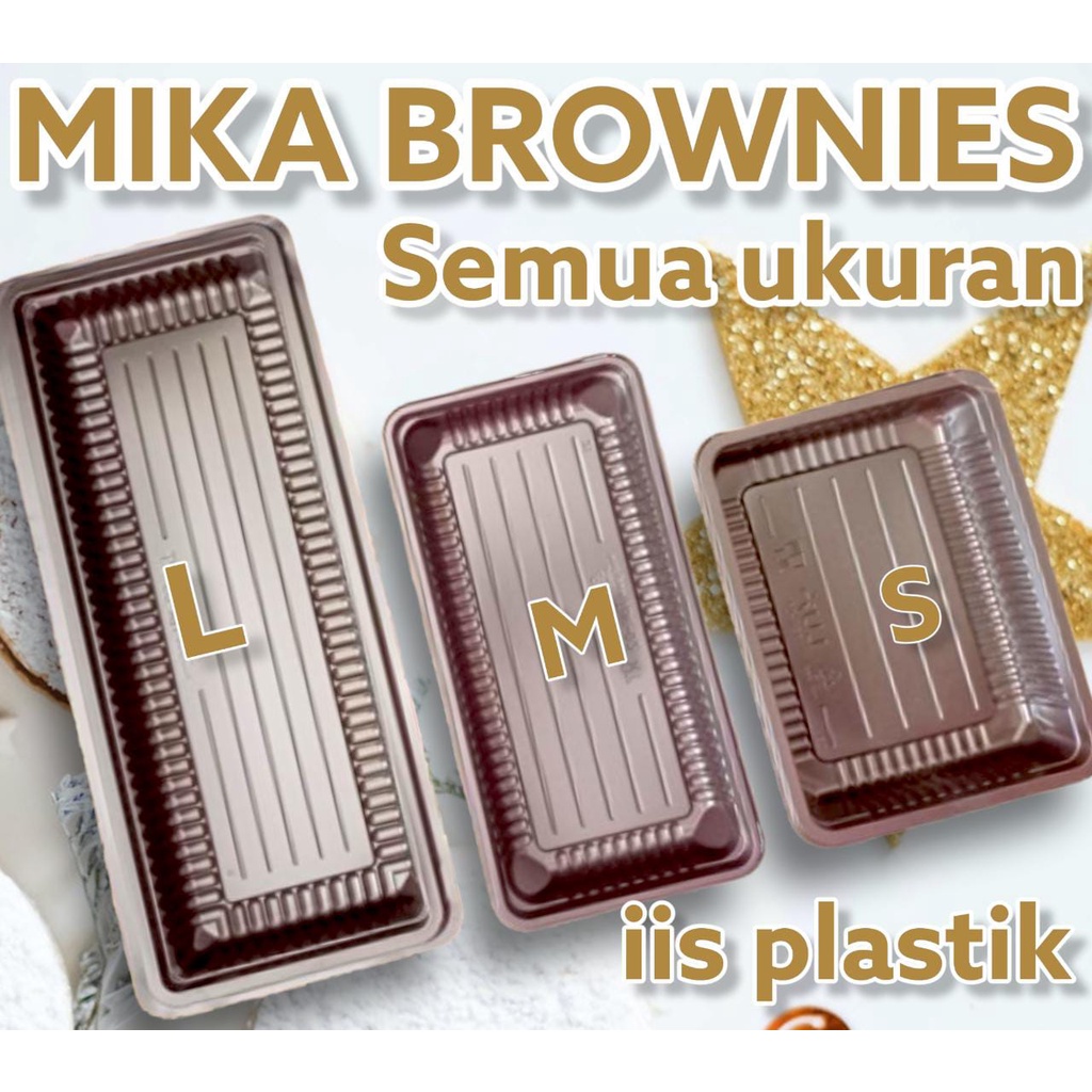 Jual Mika Brownies L M S Box Mika Brownies Kotak Brownies Mika Kue Kotak Medium B 20 