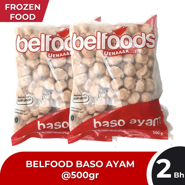 Jual Bakso Ayam Mini Baso Ayam Belfoods Uenaak Sekali 2 Bungkus