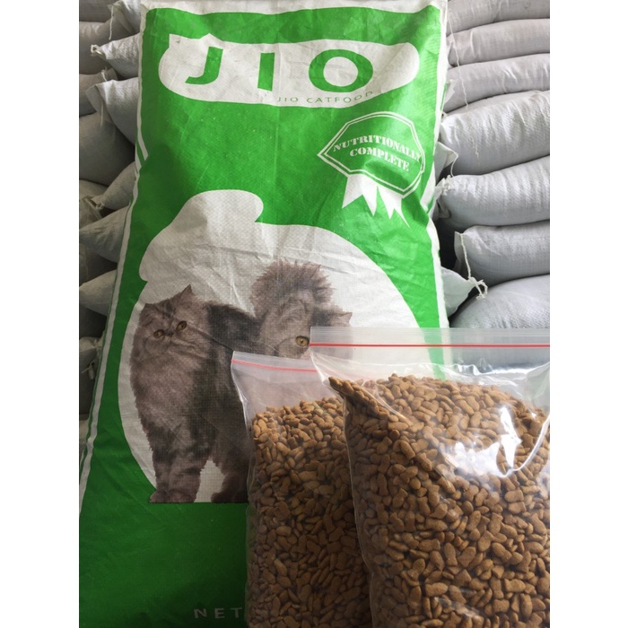 Jual Jio kemasan plastik 1kg Dry Food Kucing Shopee Indonesia