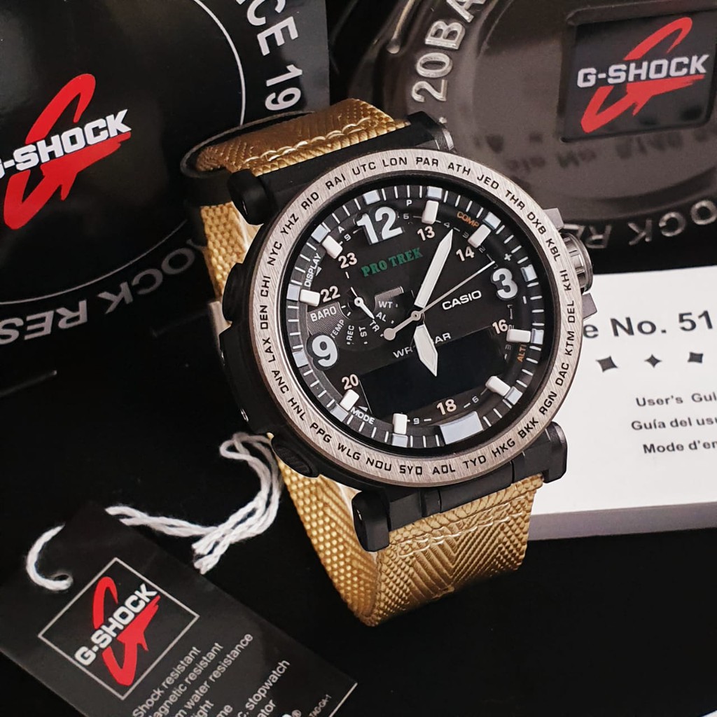 BEST SELLER JAM TANGAN CASIO PROTREK PRO TREK KOMPAS PRG 600 LIMITED EDITION OUTDOOR SPORT