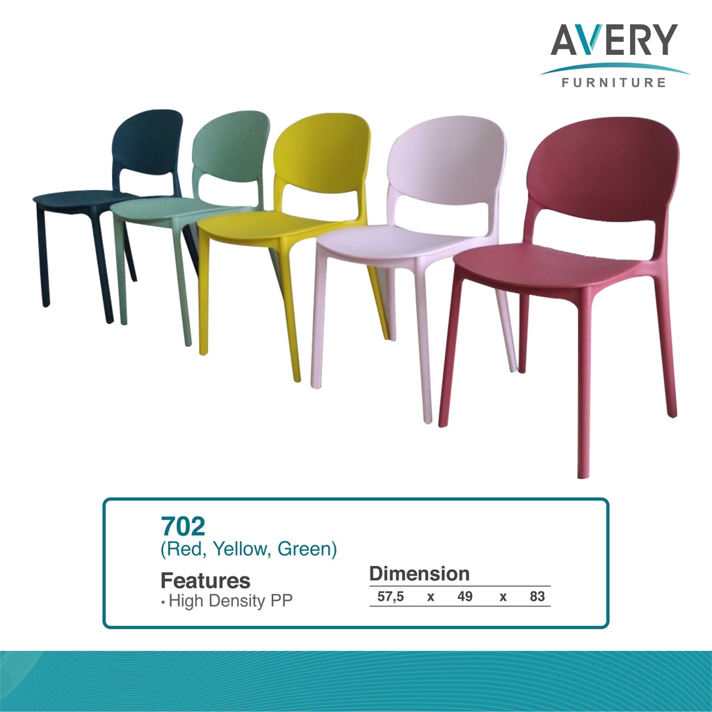 Jual Avery Plastic Chair 702 Kursi Modern Kursi Cafe Ruang Tamu