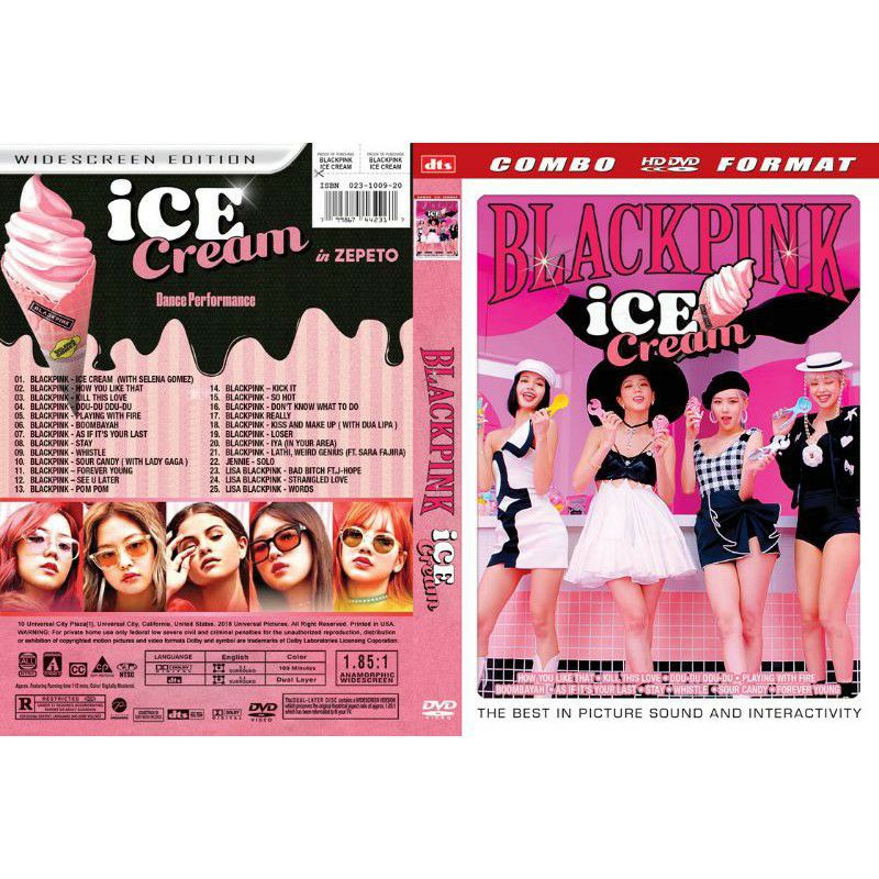 Jual FREE PHOTOCARD Kaset DVD Lagu BLACKPINK ICE CREAM (READY) Shopee
