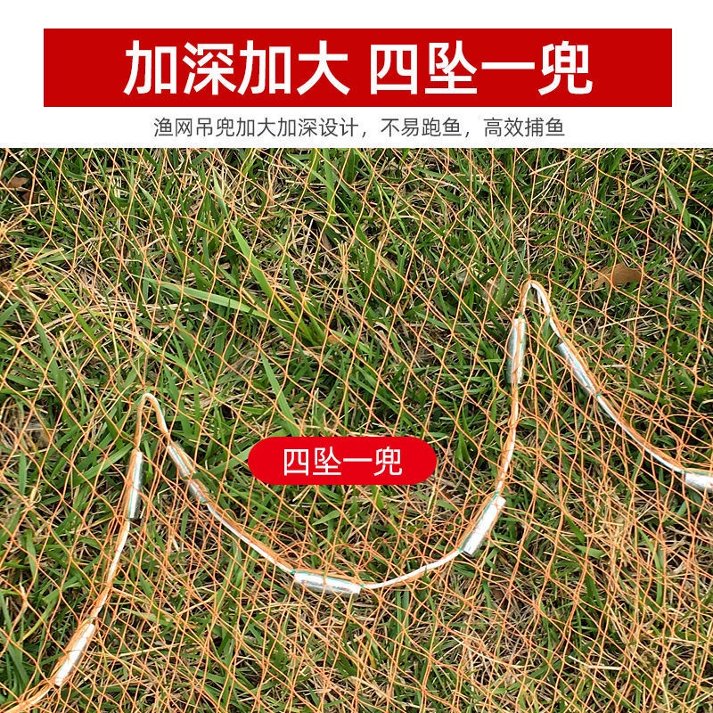 Jual Jaring Ikan Tradisional Garis Ban Cast Net Hand Throw Net Jaring ...