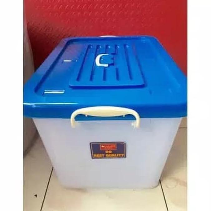 Jual Box Container Kotak Kontainer Plastik Serbaguna 90l Gojek Only