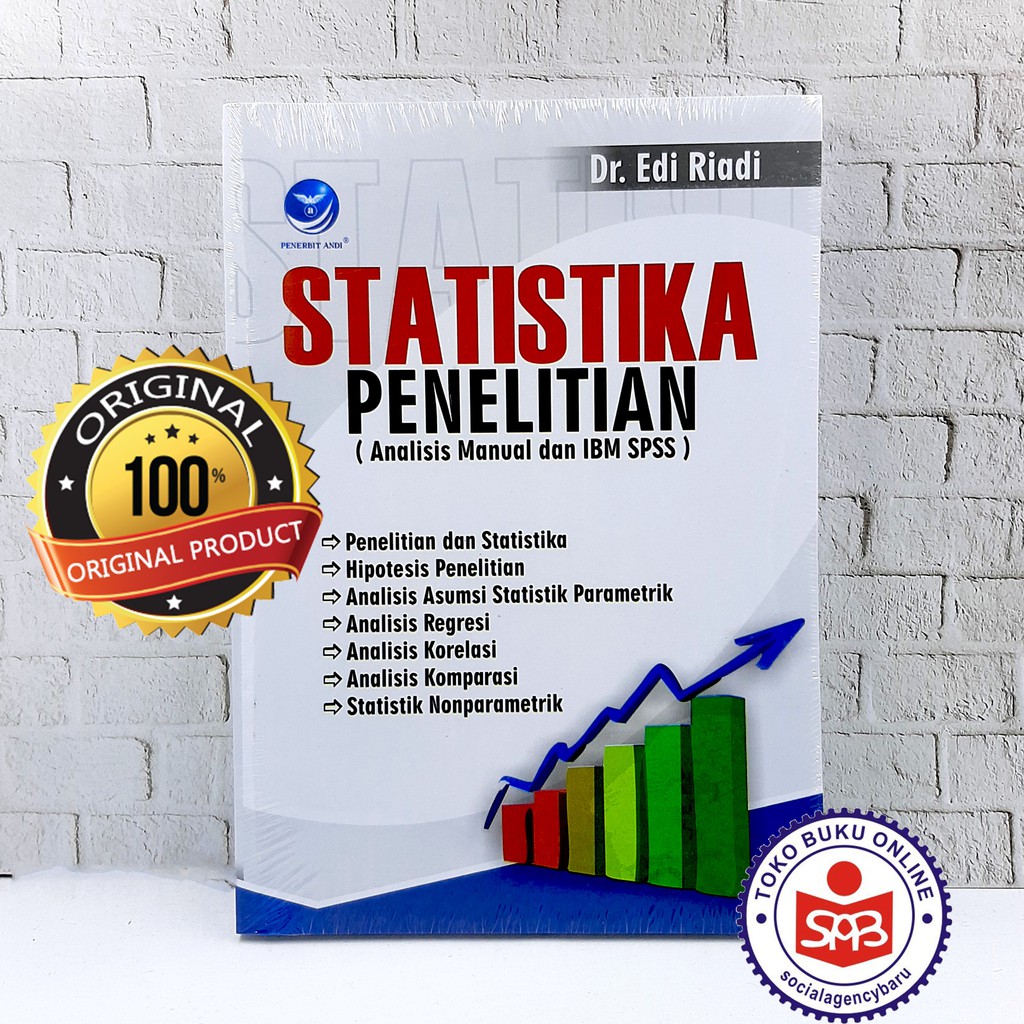 Jual Statistika Penelitian Analisis Manual Dan Ibm Spss Edi Riadi