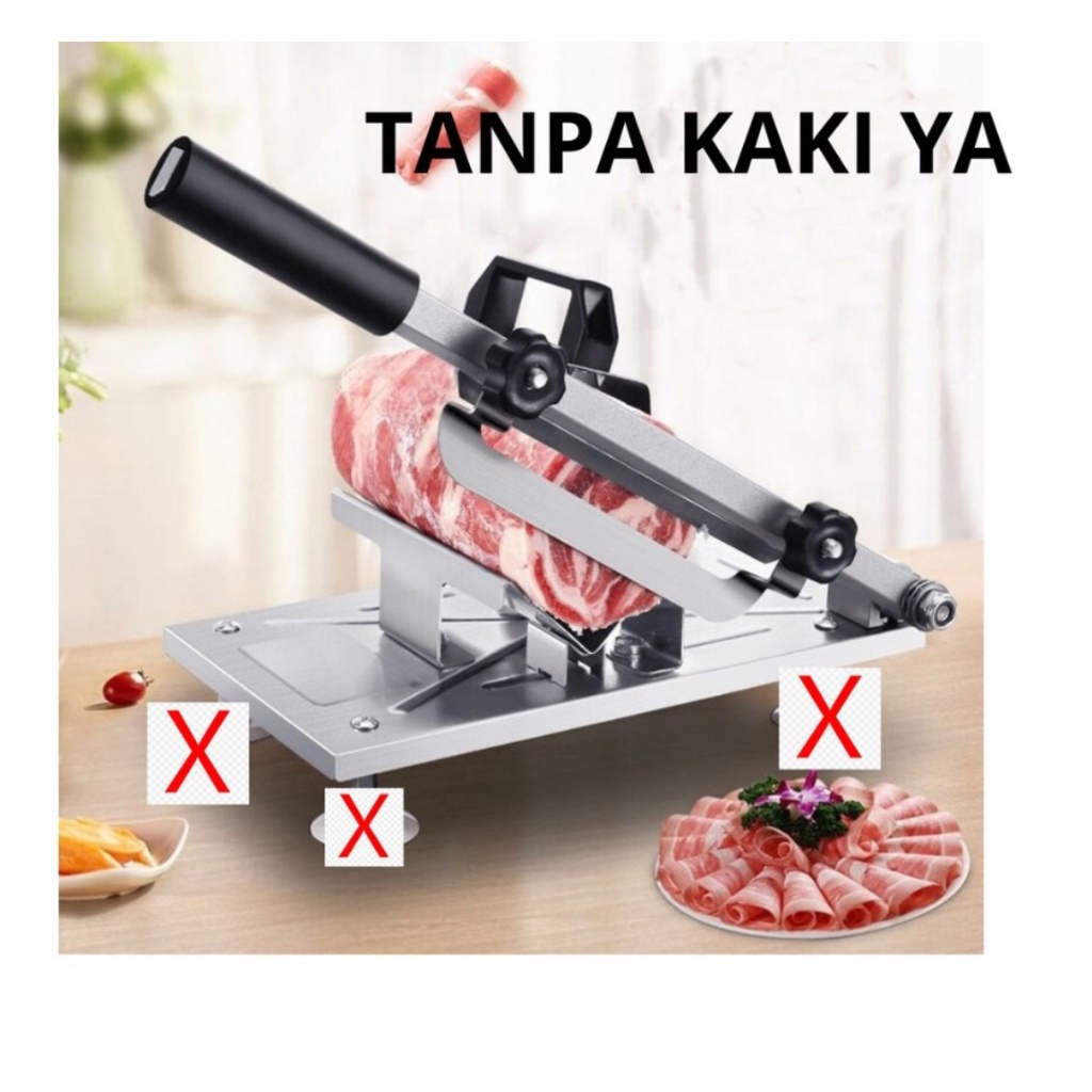 Jual Alat Pemotong Daging Tipis Slice Pemotong Buah Sayur Stainless ...