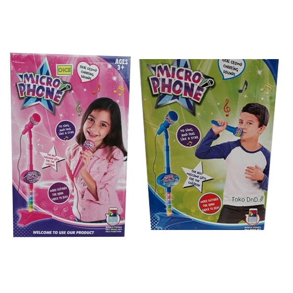 Jual Mainan Microphone Mic Anak Karaoke Super Voice Singing Kid Toy ...