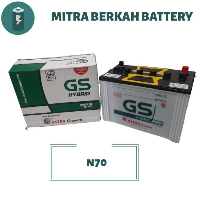 Jual AKI BASAH MOBIL L300/PANTHER/KIJANG SOLAR N70 GS HYBRID | Shopee