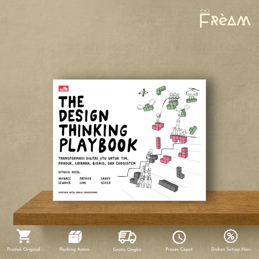 Jual Buku Bisnis The Design Thinking Playbook by MICHAEL LEWRICK ...