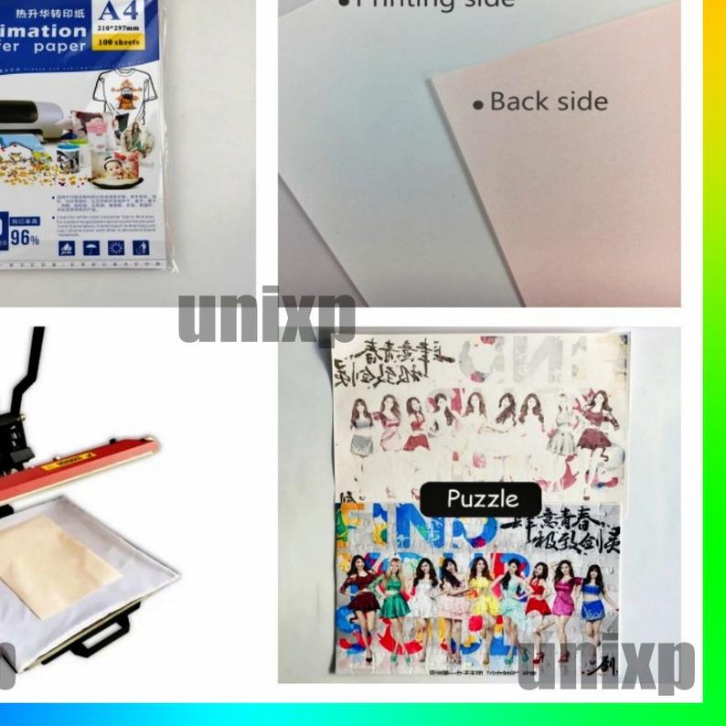 Jual Kertas Sublim Paper Sublimation Transfer Paper Sublimasi Sublime