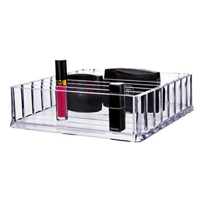 Jual DecorRack Large Acrylic Makeup Organizer Tray Jewelry Box with 7