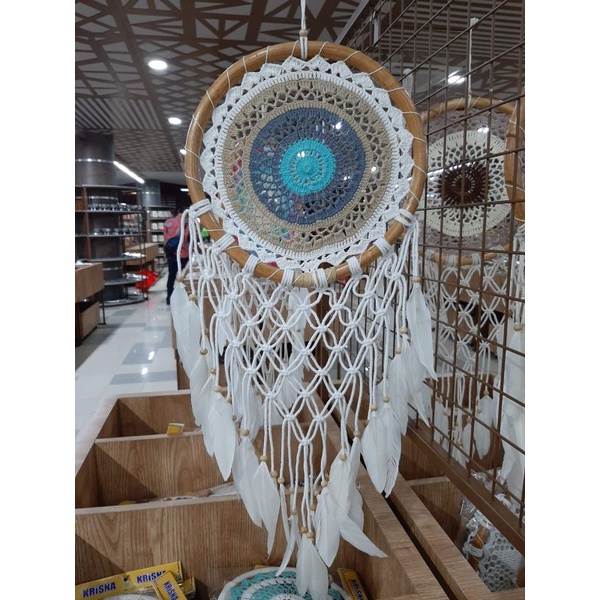 Jual DREAM CATCHER 30CM OLEHOLEH BALI PRODUK KRISNA WALL DECOR