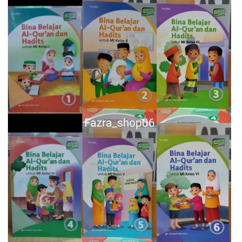 Jual Buku Bina Belajar Alquran Dan Hadis Mi Kelas 1/2/3/4/5/6 K13 ...