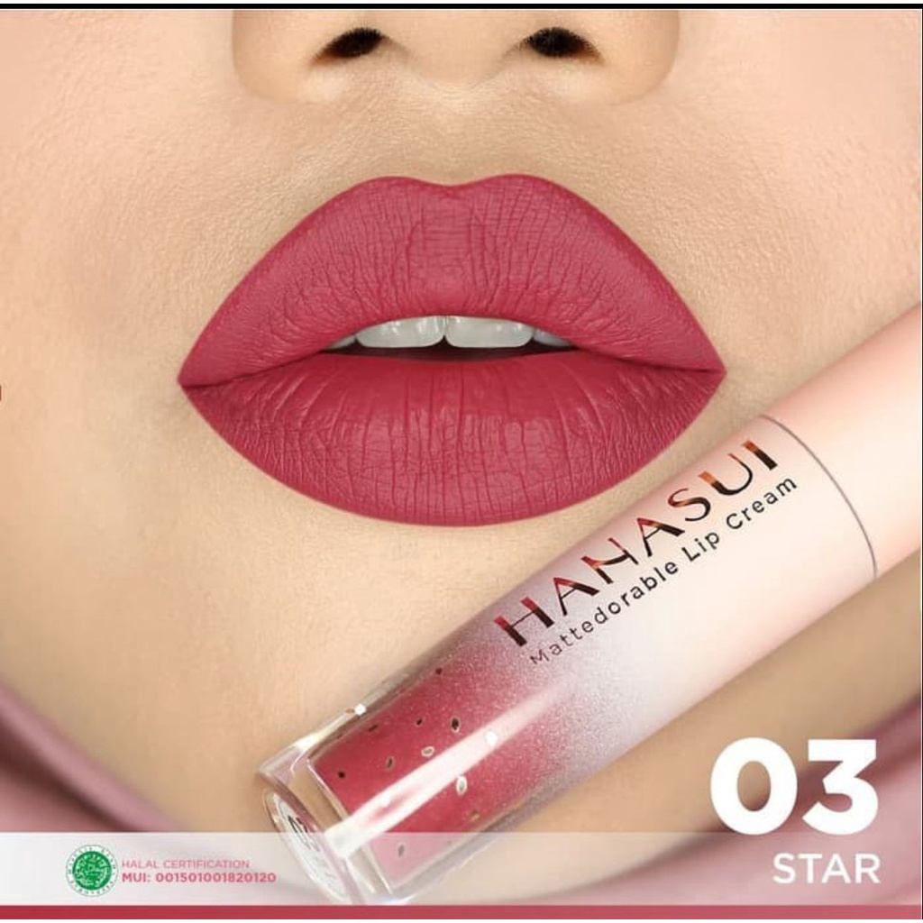 Jual HANASUI MATTEDORABLE LIP CREAM - LIPCREAM HANASUI BOBA - LIP MATTE ...