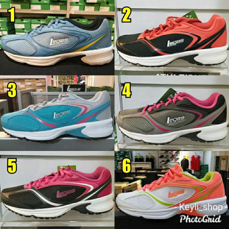 Jual Sepatu League Legas Neptune LA W Running Shoes Cewe Sneakers ...