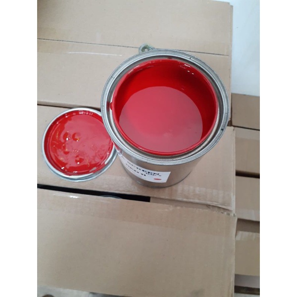 Jual Tinta sablon Duta Screen |warna Red 11 (merah tua) | Shopee Indonesia