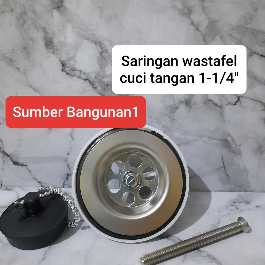 Jual Afur Saringan Wastafel Cuci Tangan Keramik 1 14 Shopee Indonesia 0979