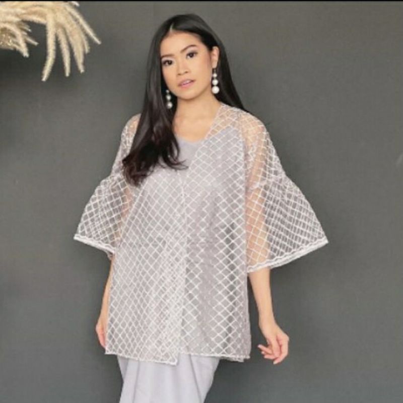 Jual outer simple brukat kotak | Shopee Indonesia