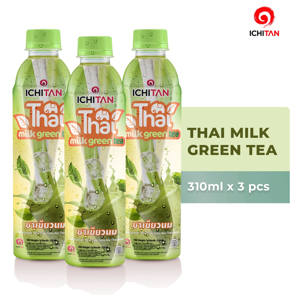 Jual Lobstar X Ichitan Thai Milk Green Tea 310ml Bundling 3 Shopee Indonesia