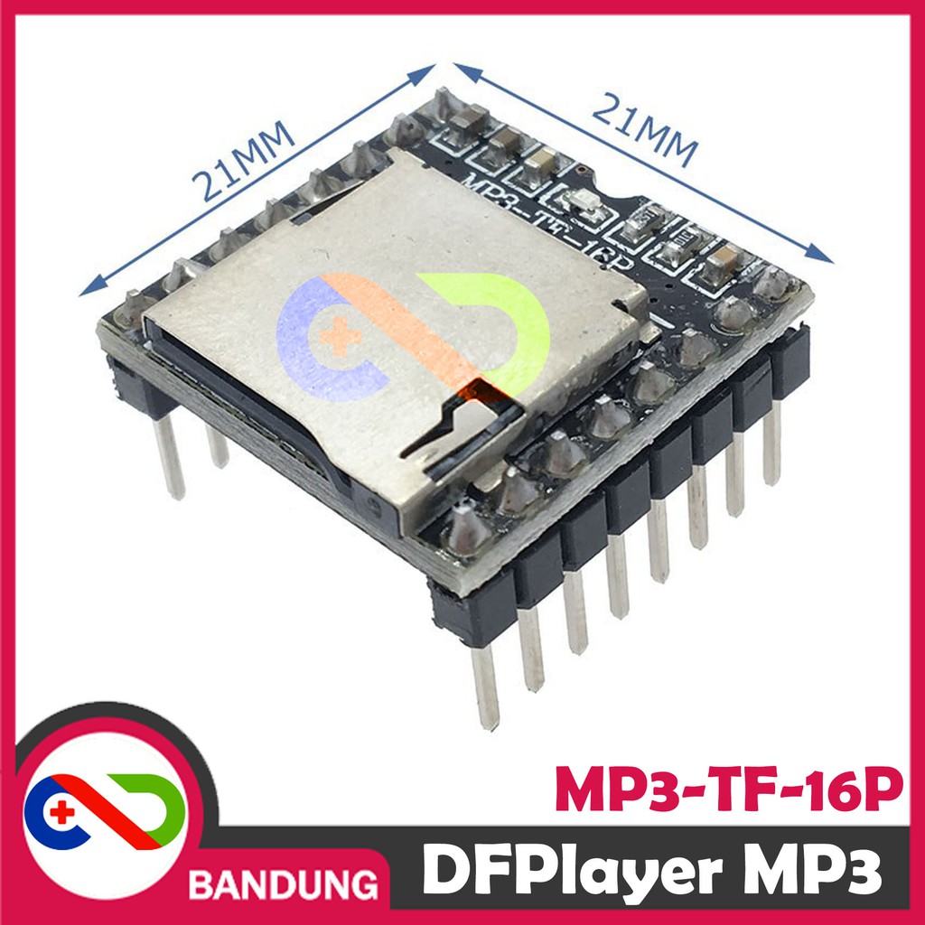 Jual DFPLAYER DF PLAYER MINI MP3 PLAYER MODULE FOR ARDUINO MP3-TF-16P ...