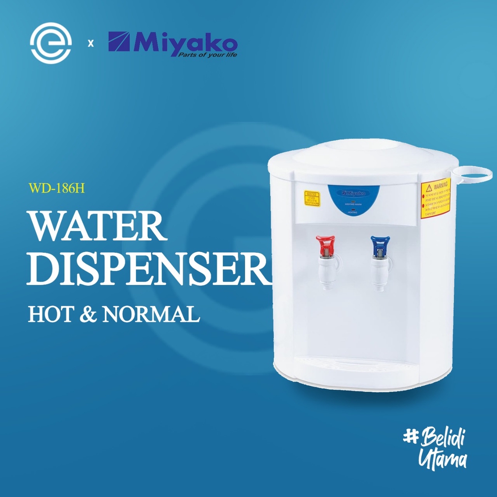 Jual Miyako Dispenser Panas And Normal Wd 186h Shopee Indonesia 0249