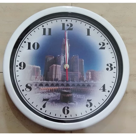 jam dinding kab'bah ukuran 32 cm