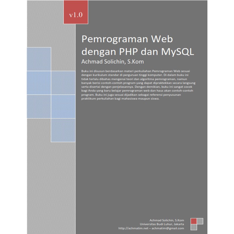 Jual Pemrograman Web dengan PHP dan MySQL | Shopee Indonesia