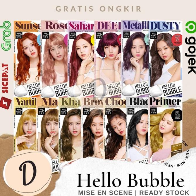 Jual Mise En Scene Hello Bubble Hair Dye (Blackpink Edition) Shopee