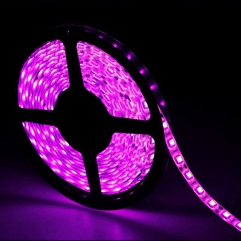 5m Hosszú 23 Wattos, Kapcsoló Nélküli, Adapteres Pink LED Szalag (300db - Foto 3