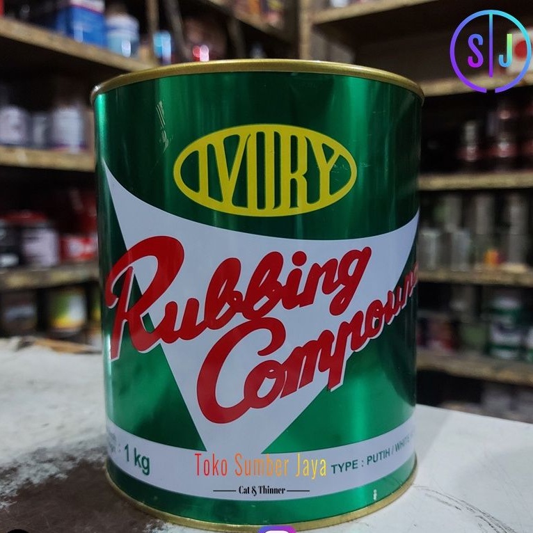 Jual Ivory Rubbing Compound Kompon Putih Kg Shopee Indonesia